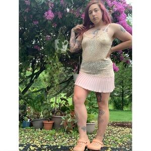 VTG Cinema Etoile lace nightgown